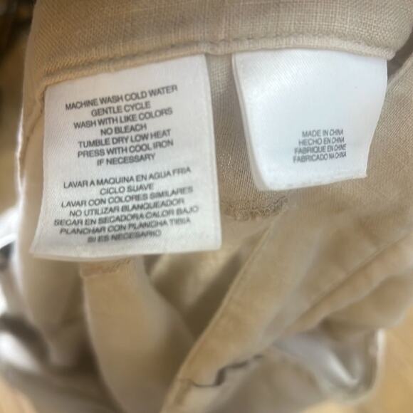 JONES NEW YORK SPORTS WOMAN LINEN‎ PANTS SIZE 16W - Picture 4 of 4